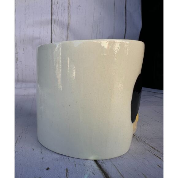 Vintage Cowboy Face Mug with Rope Handle – Western Theme Ceramic Cup 1950s–1960s - Picture 5 of 9